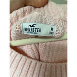 Hollister  Cotton Chunky Knit Sweater Pastel Blush Buttery Y2K 90s Parisian M Photo 4