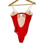 Shade & Shore  Cabana Red Light Lift underwire one piece swimsuit size 34D NWOT Photo 3