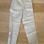 Theory  - Treeca Pull On Linen Pants in Beige Photo 0