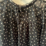 Abercrombie & Fitch Sheer Illusion Top Size Small🖤 Photo 2