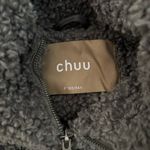 Gray cropped sherpa jacket Photo 3