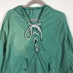 Free People Free people oversized green hooded pullover Photo 1