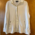 Ralph Lauren Lauren White Lounge Jacket RL Logo Crest Vintage Acapulco NWT 2X Photo 0