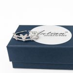 Antian Accessories™ Silver Butterfly Adjustable Ring Size 5 Photo 2