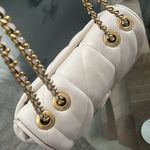 Coach Quilted Pillow Madison Shoulder Bag in Chalk/White Photo 10