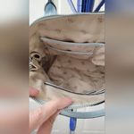 Guess  Anne Marie Faux-Leather Dome Satchel in Light Blue Photo 9