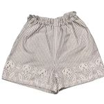 Johnny Was Women’s Ciana Embroidered High Waist Stripe Paper Bag Short size XS Photo 3