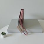 Steve Madden Pink Zip Around Wallet Wristlet Card Holder Clutch Photo 3