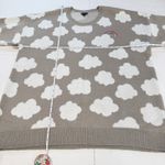 Torrid Clouds Rainbow Pullover Drop Shoulder Tunic Crew Neck Sweater Size 3X Photo 8