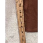 American Eagle Stretch Flare Pants Womens Large Brown Suede Knit Style Pull On Photo 4