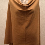 Appleseed's Warm Tan Knit Poncho cardigan Size L Photo 0