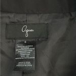 AQUA Womens Black 3/4 Sleeve Blazer Single Button Wool Blend Jacket Size Small Photo 3