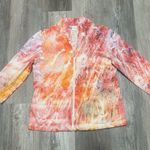 Chico's Chico’s Weekends Full Zip Paisley Jacket With Pockets Size 1 (8-10) Photo 0