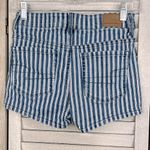 American Eagle OUTFITTERS Next Level Stretch Denim Shorts Blue/White Stripe-0 Photo 1