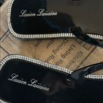 Lauren Lorraine  Black Rhinestone Women's Sandals size 10 Photo 2