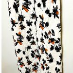 Derek Lam Floral Camisole Button Front V-Neck Slit Front Stretch Crepe Dress 10 Photo 7