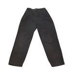 Vintage 90s Corduroy Pants Womens Grey High Waisted Tapered Leg Hong Kong Casual Gray Size 14 Photo 0