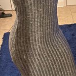 Solemio Juniors grey body con maxi dress size Large Photo 0