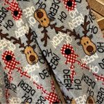 secret treasures Christmas Pajama Pants Soft Plush Reindeer Gray Loungewear Womens Medium New Photo 8