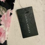 Laura Ashley NWT  Pajama Dress Top Black Floral Size M Buttery Soft Photo 5