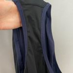 J.Crew  Swimsuit One Piece Scalloped Neckline Deep V-Neck Size 10 Navy Blue‎ Photo 9