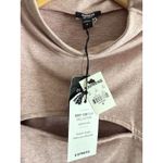 EXPRESS  Body Contour pink bodysuit mock neck long sleeve‎ key hole thong size M Photo 2