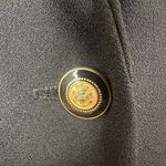 Vintage Virgo Petite Black Blazer Business Career Gold Buttons Womens 14 Petite Size 14P Photo 2