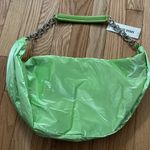 Urban Outfitters NWOT  Neon Green Crescent Purse Photo 3