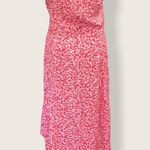 Apricot Red/White Floral Sleeveless Dress Size S (UK) = size Med/6 US NWT Photo 2