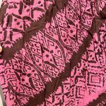 MAGAZINE Pink & Brown Palazzo Pants Photo 5