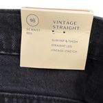 Universal Threads Universal Thread Black Distressed Vintage Straight Denim Jeans Size 16 NWT Photo 5