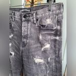 EXPRESS  Vintage Skinny Black Highrise Ankle Jeans 6 Regular Photo 3