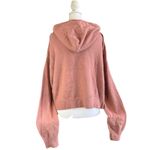 SO  Juniors Hoodie XL Pink Blush Eyelash Plush Yard Loungewear Crop Womens NWT Photo 8