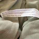 Zobha  Sage Green Oversized Cropped Crewneck T Shirt Photo 11