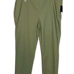 Premise Woman Spring Green Stretch Waistband Ankle Cropped Pants Size 3X NWT Photo 1