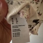 American Eagle Off the Shoulder White Floral Boho Flowy Blouse Photo 5