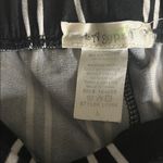La Gypsy Black and White Striped Pants with Tie Waist Photo 1