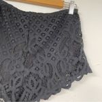 Free People  One Shorts Black Womens S Lace Shorty Festival Beachy Vacation Photo 2
