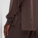 Lululemon NWT  softstreme funnel neck pullover espresso XS Photo 4