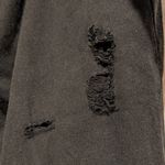 POL Wide Leg Black Jeans Womens Large Distressed High Waisted Denim Edgy Casual Photo 11