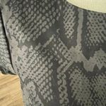 Kristin Davis Black Python Snake Print Dress Size 8 EUC Classy Career Photo 4