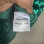 Hello Molly Wanna Know How You Feel Sequin Mini Tie Back Cut Out Dress 4 Green Photo 7