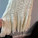 SEA New York Romantic Silk Crochet Mini Dress Size 6 Photo 4