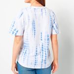 Belle by Kim Gravel Women's Flutter Sleeve Tie Photo 2