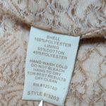 Mystree Boho Vest Sleeveless Textured Hippie Tan Womens Large Photo 3