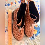 Gianni Bini GB 8 All-Star Leopard Suede Center-Zip Chunky Lug Sole Platform Boot Photo 7