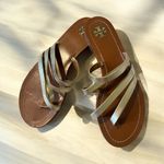 Tory Burch  Patos strappy sandal slides gold brown Photo 0