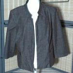 Roz & Ali Brown 3/4 Sleeve Moto-styled Jacket Photo 0