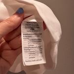 J.Crew NWT White Sleeveless Scalloped Hem Top with Overlapped Back Size Small Photo 4