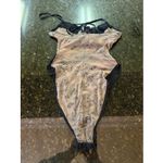 Vintage 90s Cira By Tom Bezduda Lingerie Hi Cut Bodysuit Teddy Sexy Sheer Sz Med Photo 2